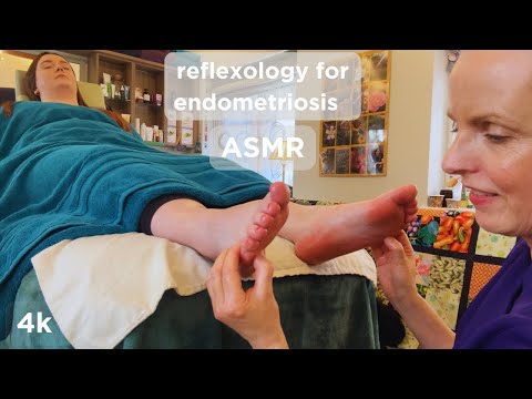 Calming Reflexology to treat Endometriosis | Unintentional ASMR Real Person