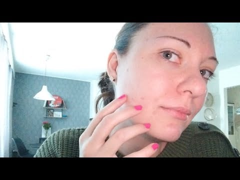 ASMR- Personal attention to my face | tapping, tracing and applying skin care