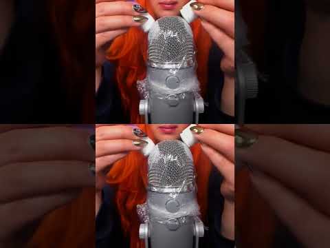 ASMR Glue Sticks on the Mic #asmr #tingles #shorts