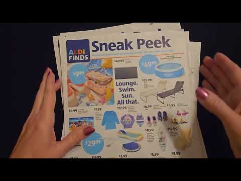 ASMR | Aldi Sales Circulars Show & Tell 5-11-2025 (Whisper)