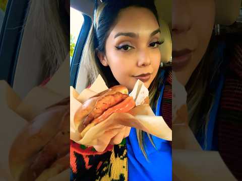 PANERA ASMR | spicy chicken sandwhich saucy eating sounds