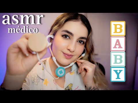 asmr REVISIÓN MÉDICA POV Soy tu PEDIATRA Ale ASMR español