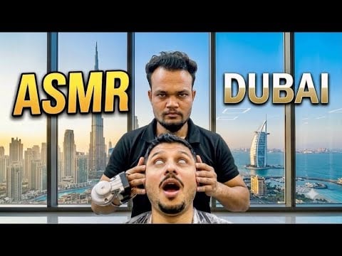 😵 ASMR | Is This the BEST $4 08 Indian Head Massage in Dubai? 🇦🇪💆‍♂️ Unreal Relaxation!