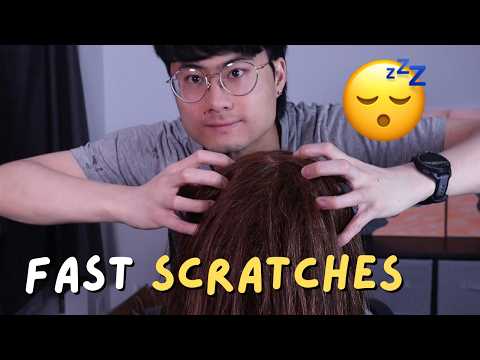 INTENSE Aggressive Scalp Scratching Massage ASMR 😴