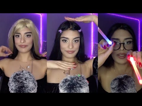 ASMR Tingly Assortment (Brushing hair, Bugs, Eye test, etc)