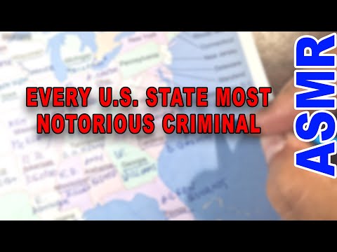 ASMR: Most Notorious Criminal from Every U.S. State  ( ASMR whispering + writing )