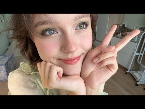 ASMR ~ Dryad plucks your negative energy // tongue clicking & hand movements (no talking) 🤍