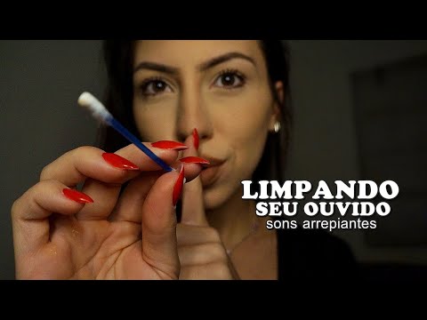 ASMR: A LIMPEZA DE OUVIDO QUE TE FAZ DORMIR (sussurros, atenção pessoal, de orelha a orelha)