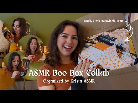 ASMR Halloween Unboxing | Boo Box Collab!! 🎃👻