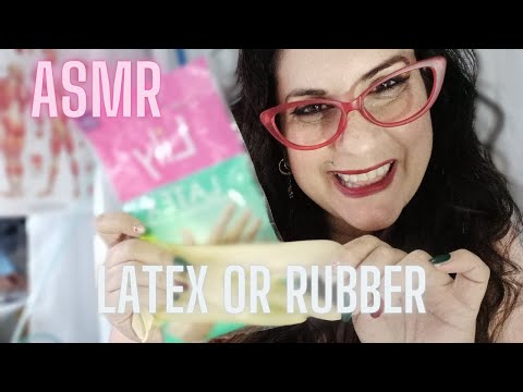 ASMR GLOVR  TRYON  LATEX OR RUBBER  MEDICAL GLOVES , MEDICAL TRIGGERS GLOVES SOUNDS