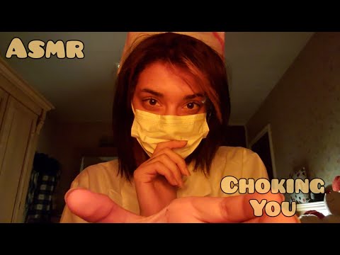 ASMR ◇ Nurse choking you to sleep 💤