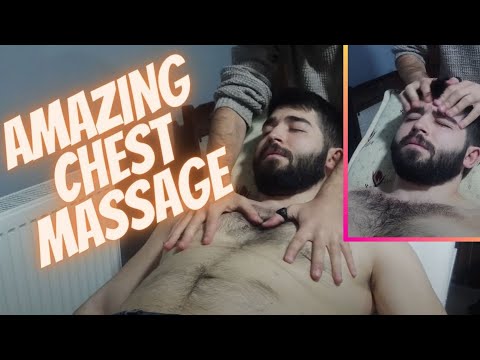 ASMR CHEST-MASSAGE AMAZING BACK MASSAGE RELAX MASSAGE #chest #asmr #breast