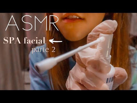 ASMR ROLEPLAY SPA Facial Relaxante parte2: tratando seu rostinho completamente!