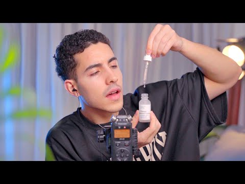 ASMR SKINCARE EM VOCÊ: Sons relaxantes para DORMIR! - NO TALKING (SEM FALAR)