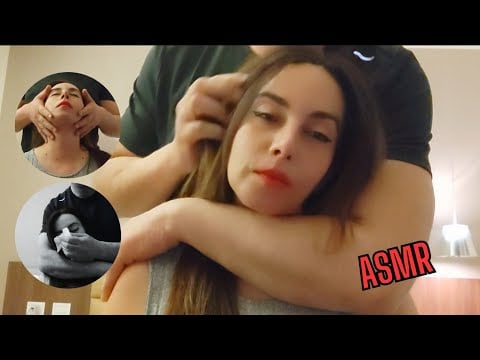 ASMR KIDNAPPING CHLOROFORM : FACE NECK AND SCALP MASSAGE  - GENTLE TOUCHING  BRUSHING HAIR - RUBBING