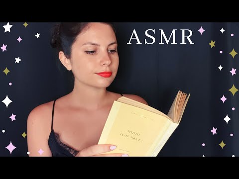 ASMR FRANCAIS 🔥 Lecture chuchotée SEMI-INAUDIBLE et feu de cheminée