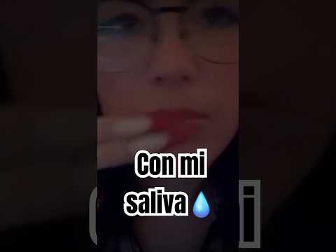 te maquilllo (Spit Painting) #relax #tingles #asmr #mouthsounds