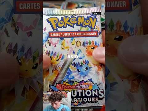 asmr ouverture booster pokemon évolution prismatique