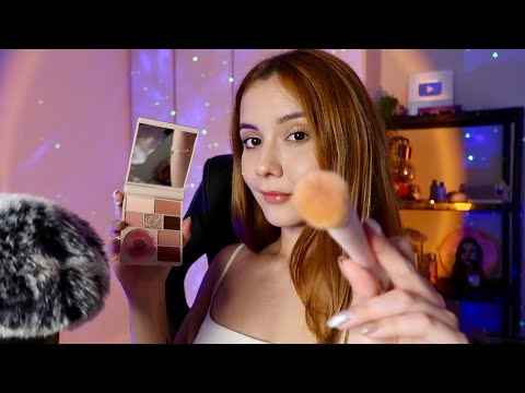 ASMR- TE FAZENDO A MAKE MAIS RELAXANTE DA VIDA