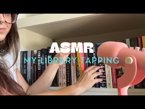 ASMR Tapping on Books *Gentle Tapping* *Clicky Whispers*