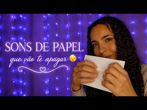 ASMR Sons de Papel e Plástico 📄 Crocante e Relaxante | Nana Dream ASMR