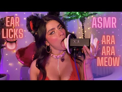 ASMR ARA ARA Ear Noms Meow | Happy Valentines ♥️