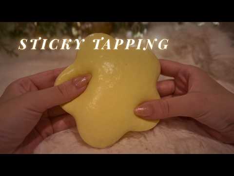 ASMR Sticky Tapping✨ Satisfying Tingly Sounds🫟(No Talking, No Mouth Sounds)