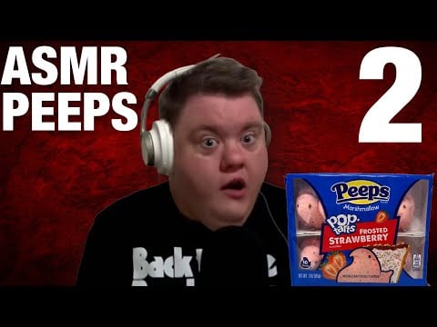 ASMR EATING PEEPS ROUND 2 | EASTER CELEBRATION MULTIPLE FLAVORS EXTREME EATING SOUNDS 