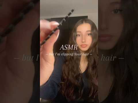 Asmr clipping your hair for sleep #asmr #tingles #hairstyling #relax #triggersforsleep #asmrsounds