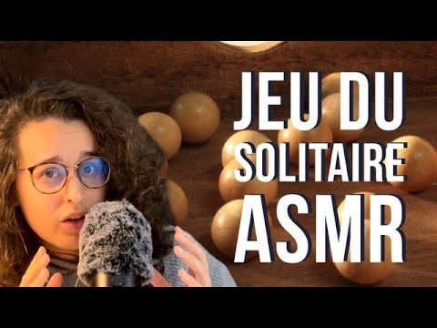 ASMR FR I PARTIE DE SOLITAIRE EN BOIS 🪵