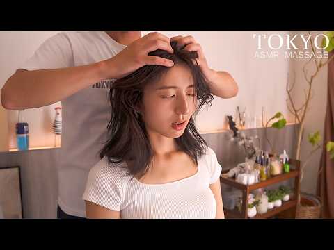 NOT ASMR | 思わず「気持ちいぃ」連発！ ハールワッサーヘッドマッサージと肩マッサージ