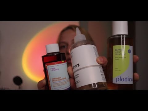 ASMR - MI RUTINA DE SKINCARE (collab con Dossier)