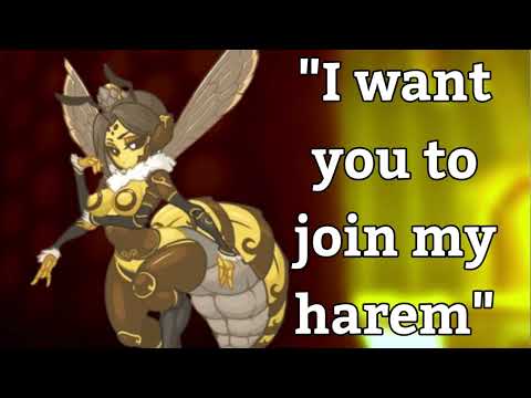 {Asmr} Queen bee wants you to be hers [mating] [royalty] [bee listener]