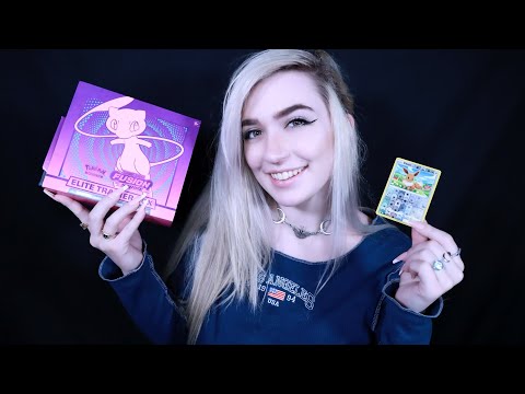 ASMR | Pokémon Unboxing & Card Tapping | crinkling sounds | Soft-Spoken