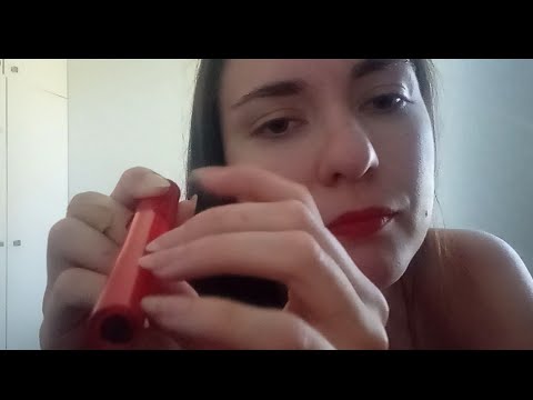 Short ASMR clip- Soft tapping and ramble 🍓