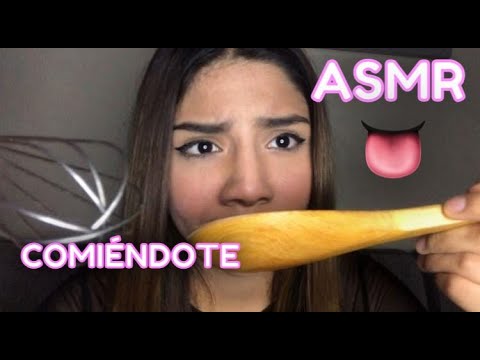 ASMR ESPAÑOL / Te COMO la CARITA / ERES mi COMIDA 🥰😝