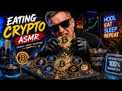 I Ate CRYPTO?! 🤯 Bitcoin, Solana, Dogecoin & More | ASMR Mukbang