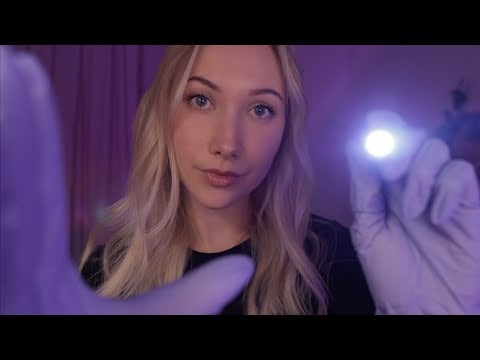 ASMR Face Exam | Detailed Light Exam, Measuring, Gloves & Gentle Touching 🔦