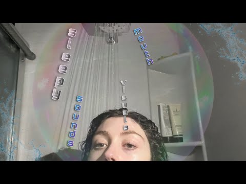ASMR 💧 Feeling Tired? Watch These Shower ASMR Visuals | Mouth Sounds