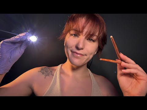 ASMR Negative Energy Removal | plucking, chopsticks + hand movements