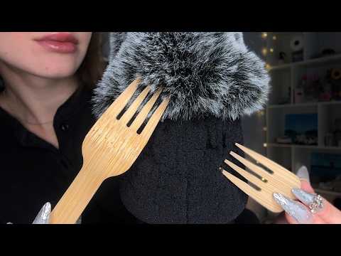 DEEP Brain Massage with Fluffy, Foam, and No Mic Cover [ASMR}