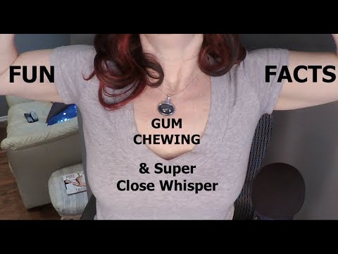 ASMR Gum Chewing Super Up Close Whisper: Fun Facts