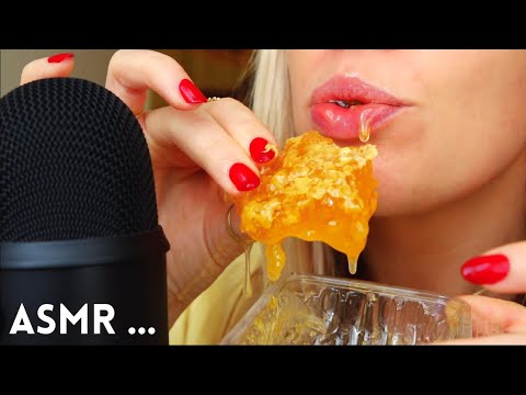ASMR Eating JUICY SQUIDGY HONEYCOMB TINGLY! 먹방 벌집 수분이 많은