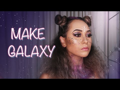 MAKE GALÁXIA COM MUITO BRILHO!
