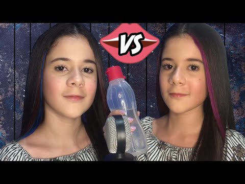 ASMR Sons de Boca MOLHADO vs SECO