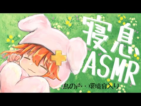 【寝息ASMR】安心する添い寝【鳥の声・環境音入り】広告なし/睡眠導入/Sleeping/수면 도입/介绍睡眠