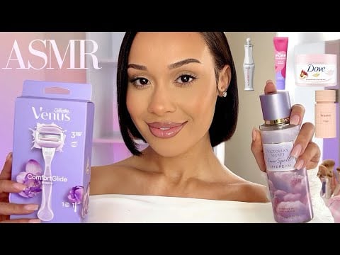 ASMR Beauty Favorites Haul 💕🫧 Makeup, Skincare & Fragrance | Tingly Tapping, Whispers for Sleep