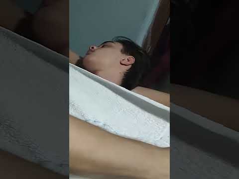 CHEST AND ABDOMINAL MASSAGE THAT WILL RELAX EVEN WHILE WATCHING #satisfying #relaxing #asmr #shorts