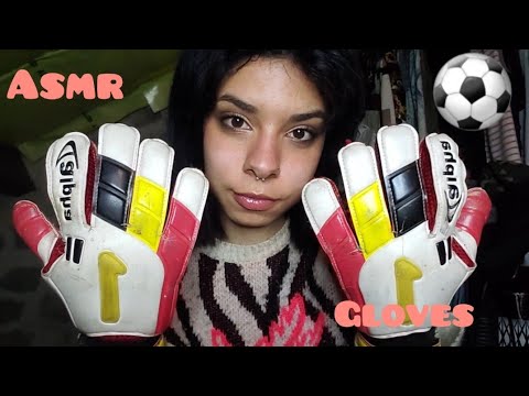 ASMR ◇ Soccer gloves ⚽️