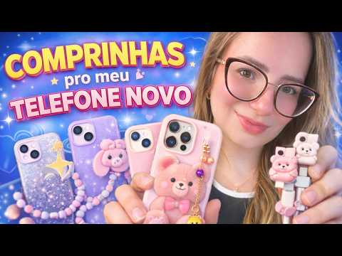 ASMR UNBOXING Comprinhas para meu telefone novo (parte 2) #asmr